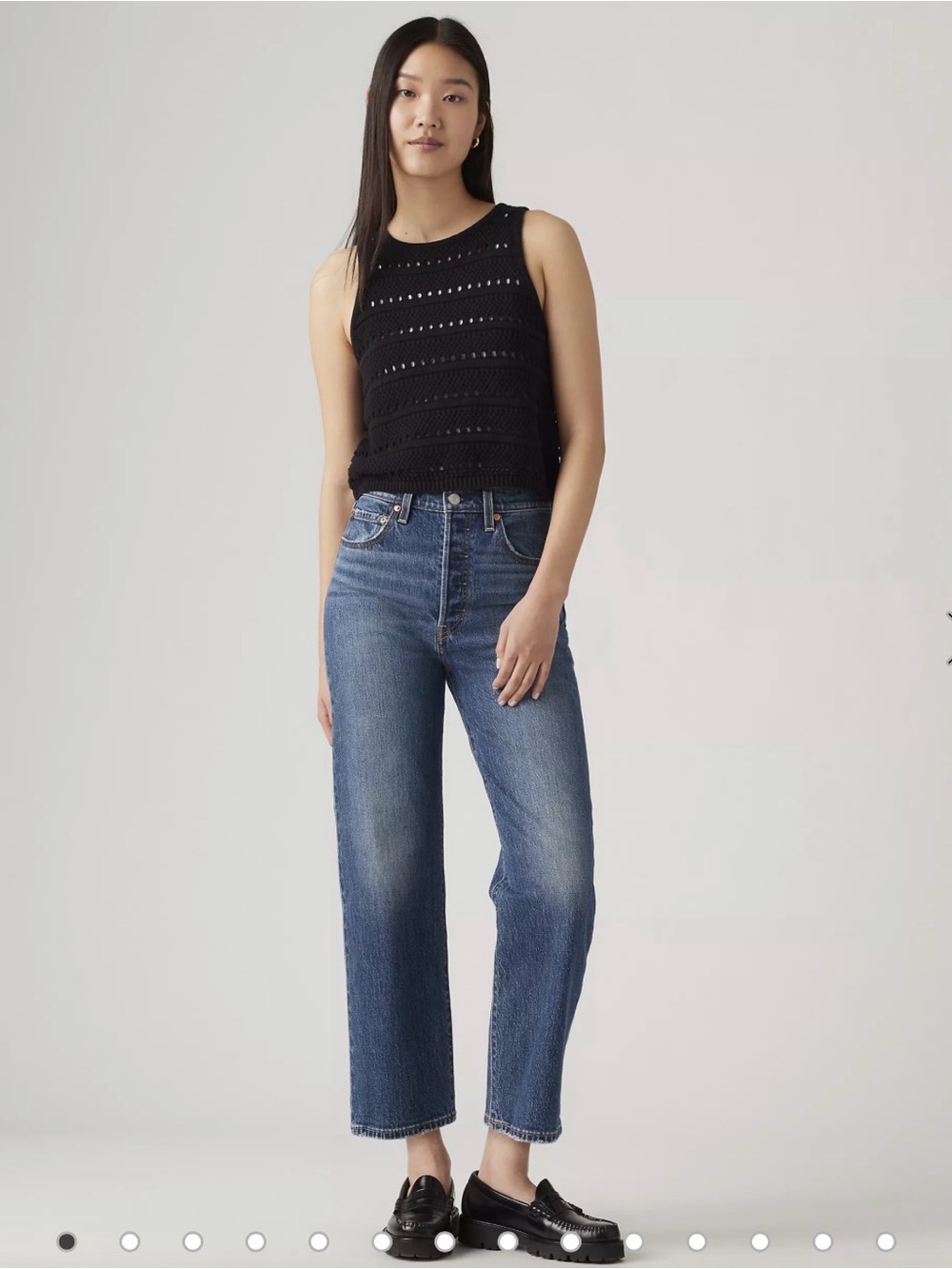 Levi’s Ribcage Straight Ankle Jeans